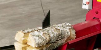 Назначение гидравлического дровокола