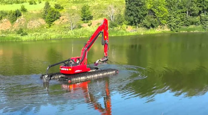Применение плавающего экскаватора на различных видах водоемов