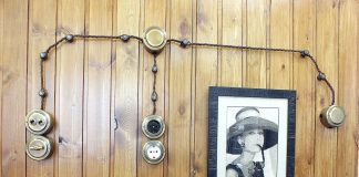 Стильная ретро проводка отличная идея для декора комнаты