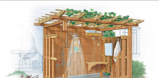 Особенности дачного душа