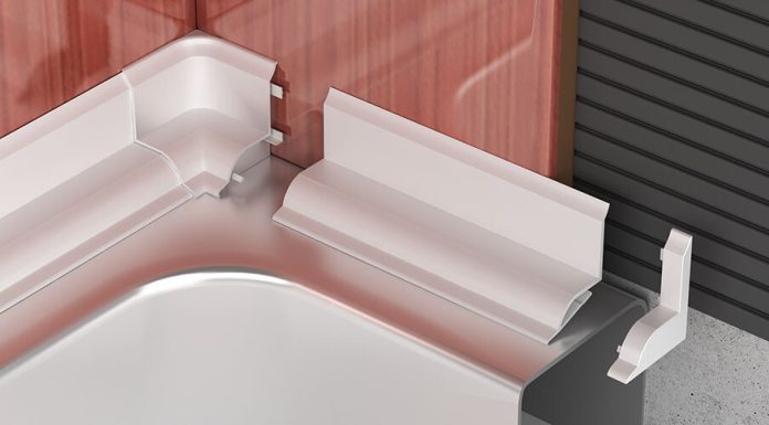 Варианты бордюров для ванной и их особенности