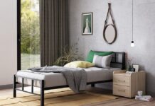 Как выбрать одноярусную металлическую кровать для дома или дачи