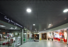 Решетчатые подвесные потолки: функциональная геометрия в современном интерьере